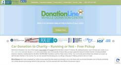 Desktop Screenshot of donationline.com